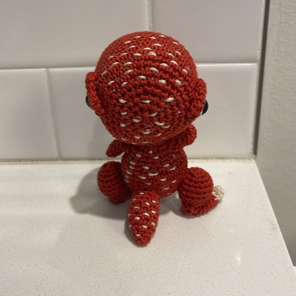 Handcrafted Tyrannosaurus Rex T-Rex Dinosaur Decor Amigurui Crochet Figure Toy - Picture 4 of 12